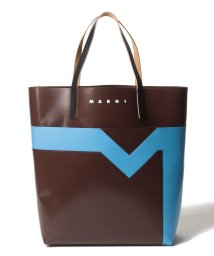 MARNI(マルニ)/【MARNI】マルニ トートバッグ SHMQ0035A0 P3572 TRIBECA SHOPPING BAG/ブラウン×ブルー