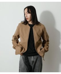 AZUL by moussy(アズールバイマウジー)/MOVE FIT EASY MA－1/BEG
