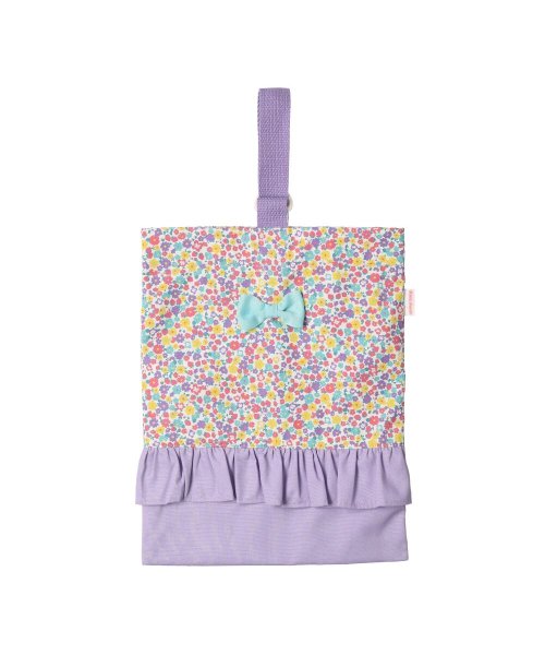 子供服 Kids Foret キッズフォーレ 小花柄シューズケース 靴入れ シューズバッグ B キッズフォーレ Kids Foret Magaseek