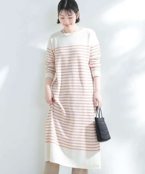 セール F By Rosso パネルボーダーミラノリブワンピース Urban Research Rosso Urban Research Rosso Magaseek