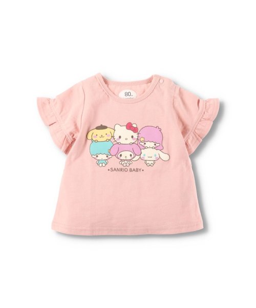 BRANSHES(ブランシェス)/【サンリオベビー】キャラクタープリント半袖Tシャツ/ピンク