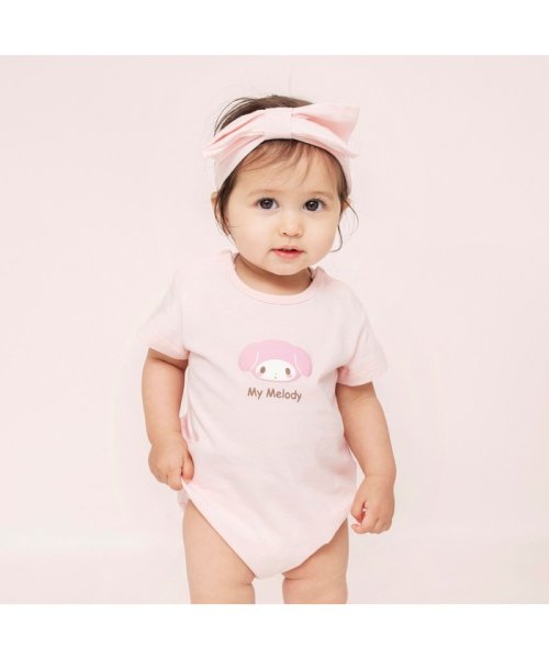 サンリオベビー キャラクタープリント半袖カバーオール ヘアバンドセット ブランシェス Branshes Magaseek