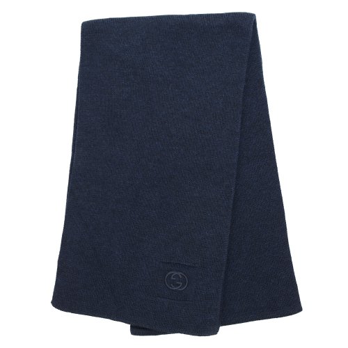 GUCCI(グッチ)/GUCCI グッチ GG WOOL SCARF マフラー/ネイビー