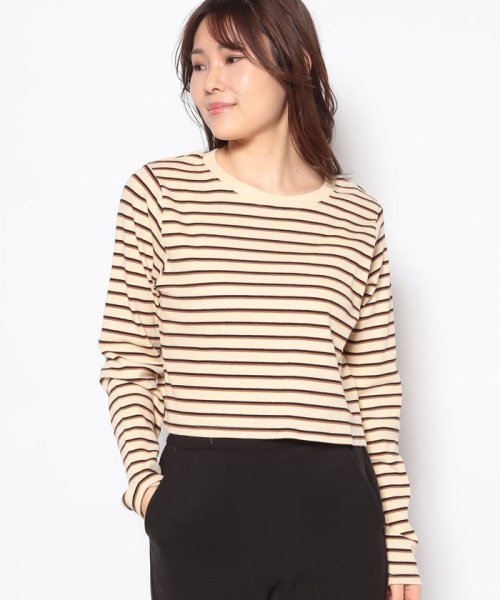 セール マルチボーダーコンパクトtシャツ イング Ingni Magaseek