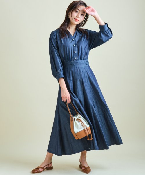 Story4月号掲載 パール釦シャツワンピース ジャスグリッティー Jusglitty Magaseek