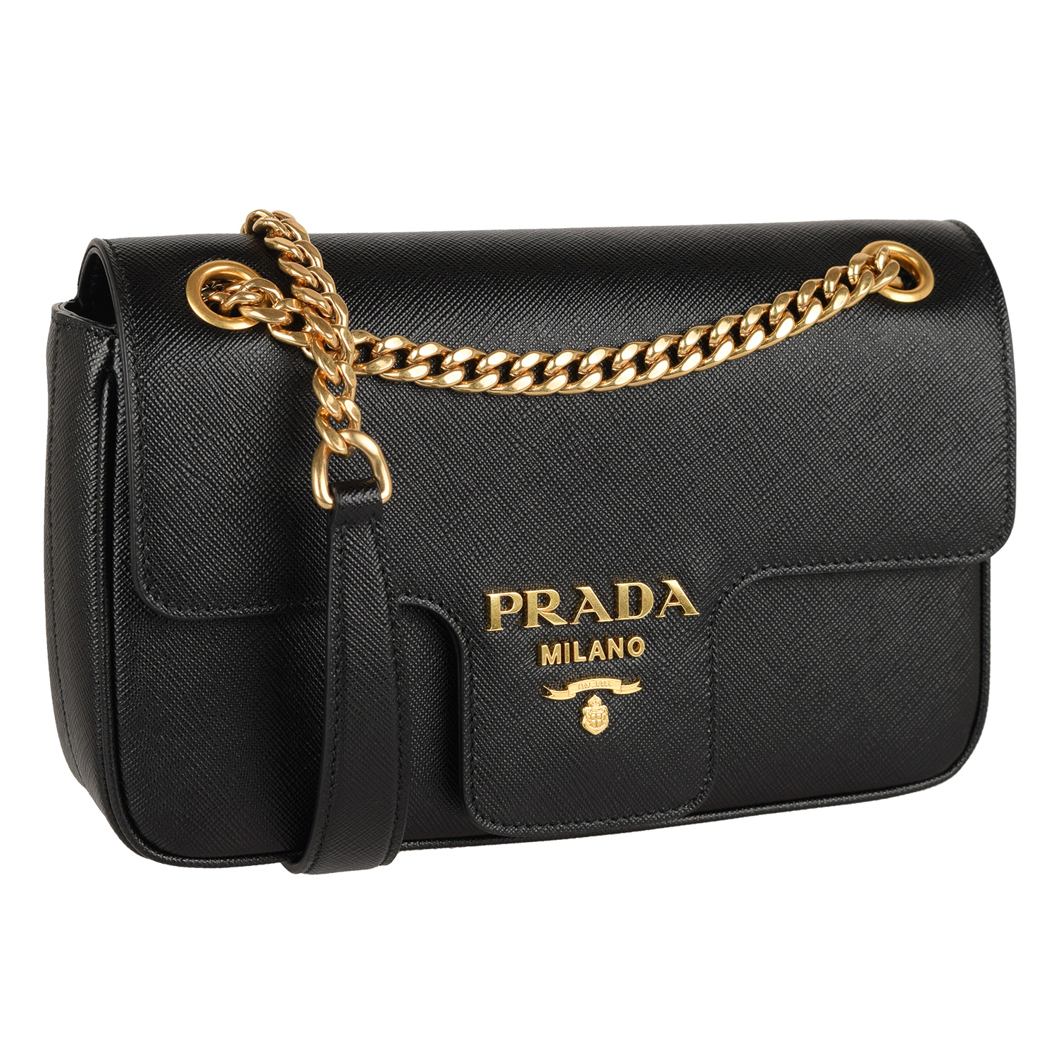 プラダ PRADA サフィアーノ ロッソ バッグ2way ギャランティカード有り