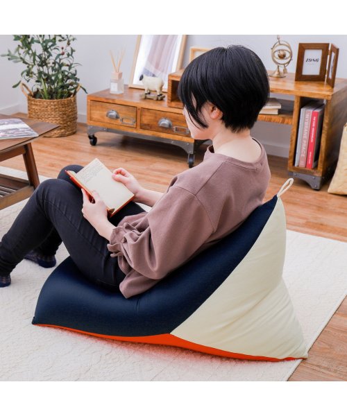 カラフル可愛い三角ビーズクッション テトラッド マイルームズ My Room S Magaseek