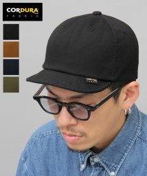Besiquenti(ベーシックエンチ)/コーデュラチノ ボールキャップ ショートバイザー アンパイアキャップ 日本製CORDURA 帽子 メンズ カジュアル/ブラック