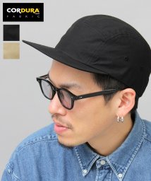 Besiquenti(ベーシックエンチ)/コーデュラコットン キャンプキャップ ジェットキャップ 日本製CORDURA 帽子 メンズ カジュアル/ブラック