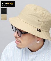 Besiquenti(ベーシックエンチ)/コーデュラコットン バケットハット 深め 日本製CORDURA 帽子 メンズ カジュアル/ベージュ
