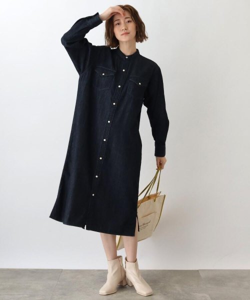 セール Edwin別注 デニムシャツワンピース グローブ Grove Magaseek