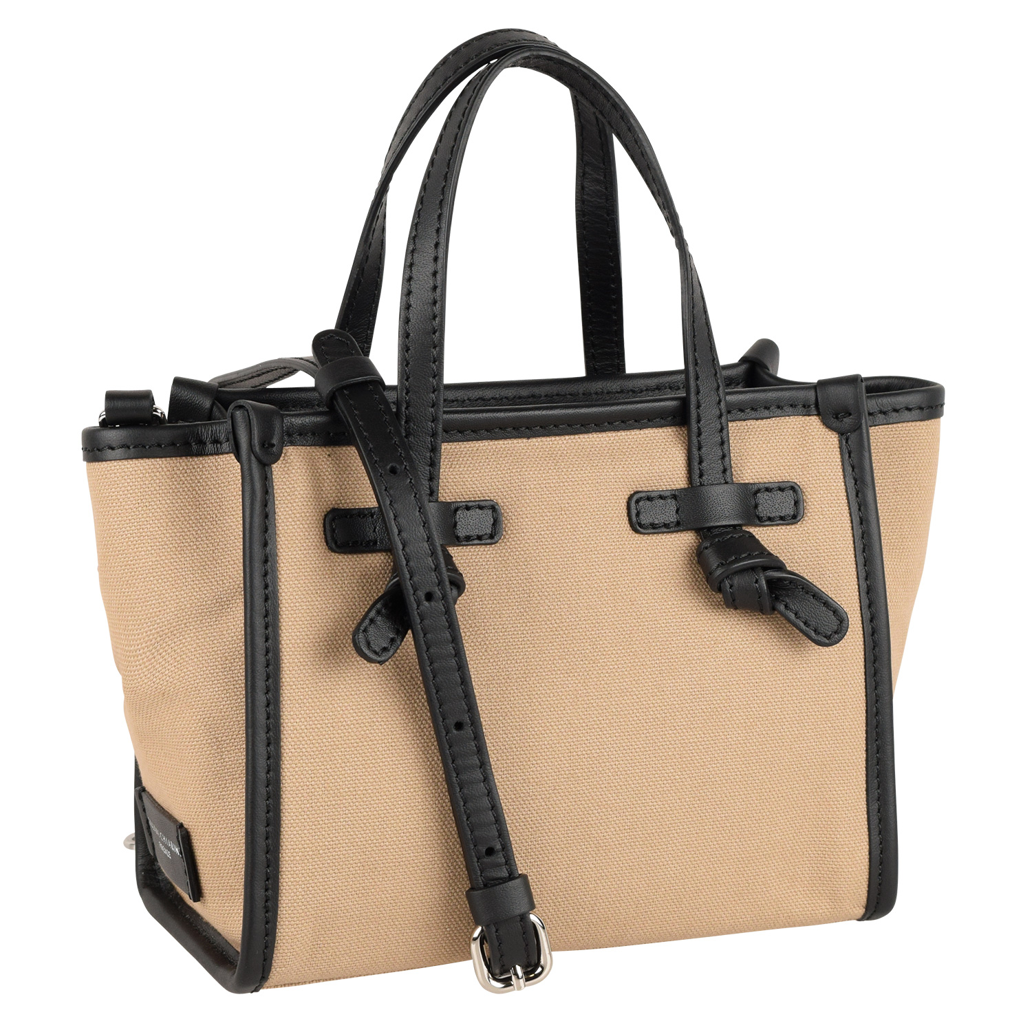 トートバッグ ショルダーバッグ 黒 GIANNI CHIARINI