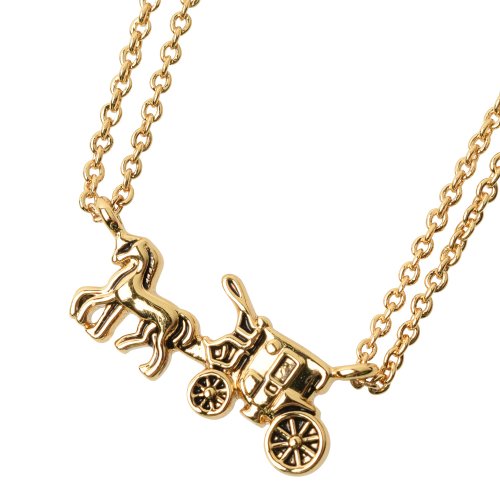 COACH(コーチ)/Coach コーチ HORSE＆CARRIAGE CHAIN NECKLACE/ゴールド