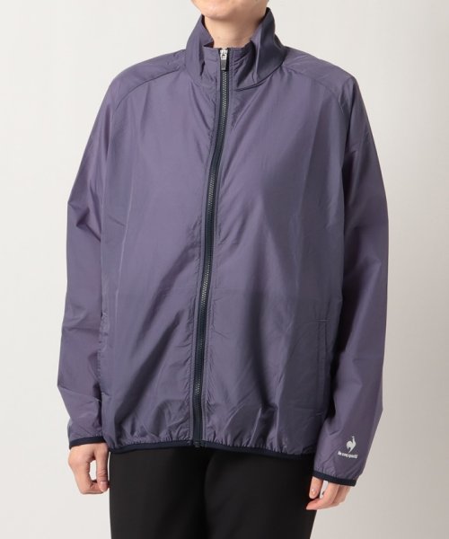 le coq sportif (ルコックスポルティフ)/【テニス】SEE－THROUGH JACKET【アウトレット】/ネイビー