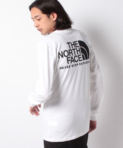 GooTee(グーティー)/THE NORTH FACE/ノースフェイス　ロングスリーブT/ホワイト