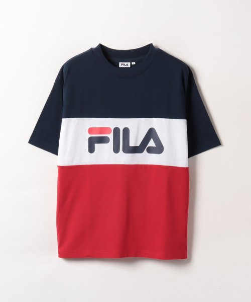 Fila3段切り替えtシャツ フィラ カジュアル Fila Casual Magaseek