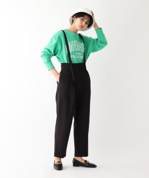 セール C サロペットテーパードパンツ オペークドットクリップ Opaque Clip Magaseek