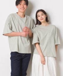 OMNES(オムネス)/【OMNES】ユニセックスポケット付き脇ジップTシャツ/グレー