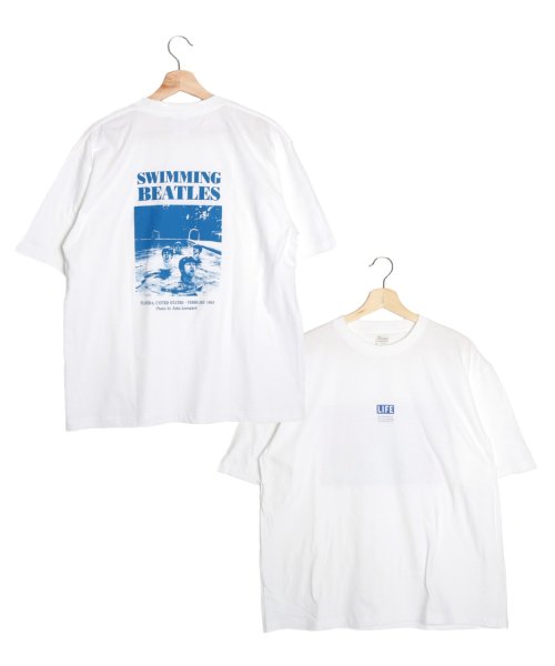 MAISON mou(メゾンムー)/【LIFE/ライフ】magasin photo tee/ライフフォトtee/ホワイト