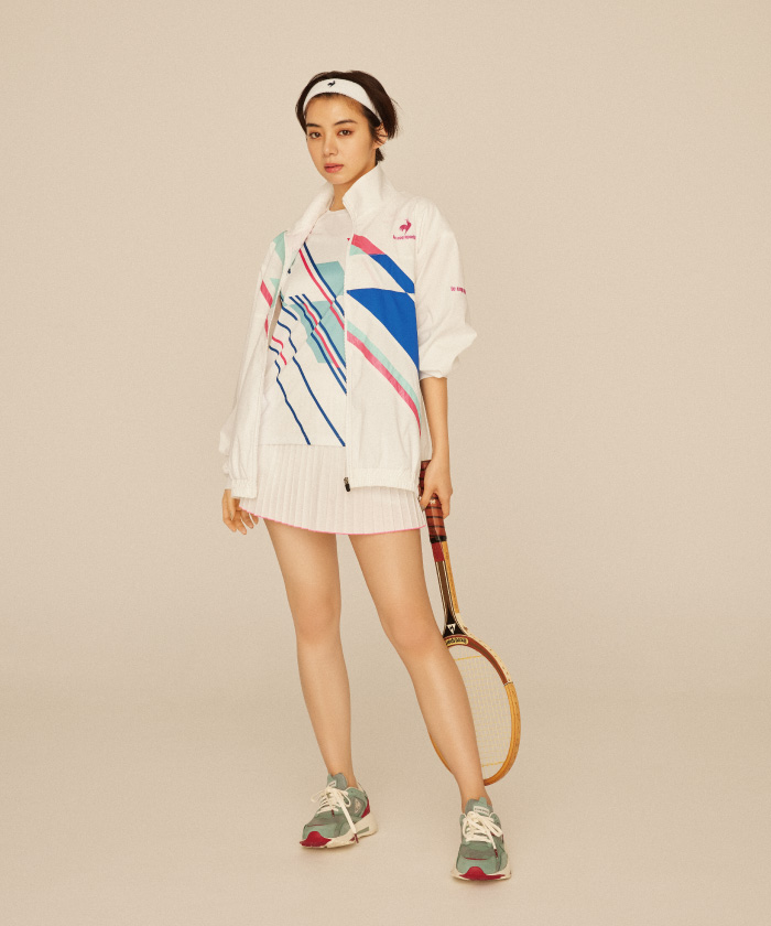 セール 池田エライザ着用 Neo Heritage Pleats Game Skort ルコックスポルティフ Le Coq Sportif Magaseek