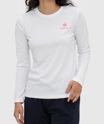 le coq sportif (ルコックスポルティフ)/エコペットロングスリーブシャツ/ホワイト