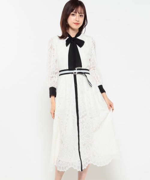 セール レースボウタイワンピース ミッシュマッシュ Misch Masch Magaseek セール レースボウタイワンピース ミッシュマッシュ Misch Masch Magaseek