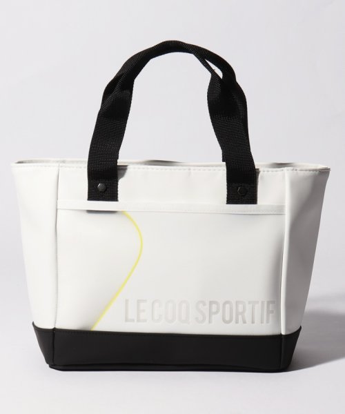 le coq sportif GOLF (ルコックスポルティフ（ゴルフ）)/【RIJOUME/リジューム】制菌裏地ポケット付カートバッグ(内ポケット)【アウトレット】/ホワイト