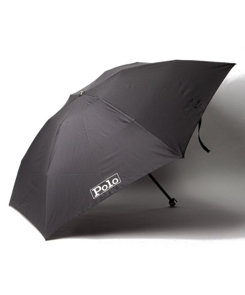 POLO RALPH LAUREN(umbrella)(ポロラルフローレン（傘）)/折りたたみ傘　”POLO”/チャコールグレー