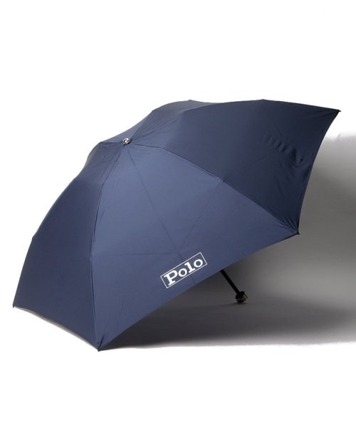 POLO RALPH LAUREN(umbrella)(ポロラルフローレン（傘）)/折りたたみ傘　”POLO”/ネイビーブルー