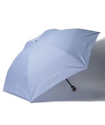 POLO RALPH LAUREN(umbrella)(ポロラルフローレン（傘）)/折りたたみ傘　”無地 ロゴ”/サックスブルー