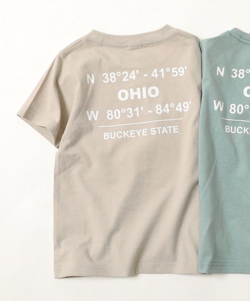 devirock(デビロック)/デビラボ バックプリント半袖Tシャツ/グレージュ