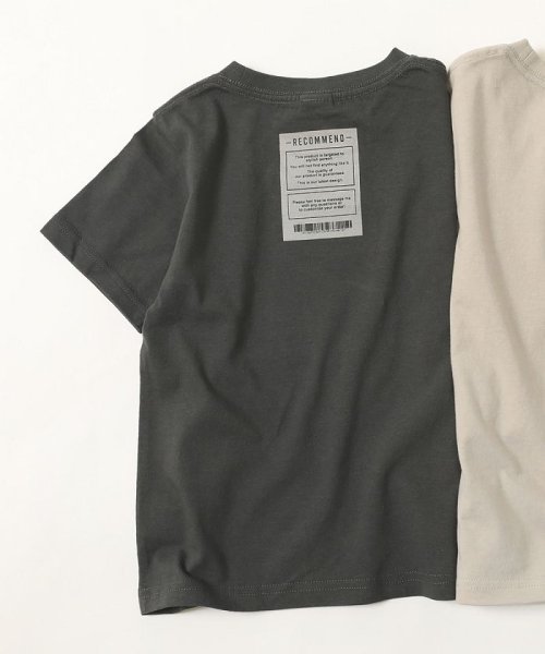 devirock(デビロック)/デビラボ バックプリント半袖Tシャツ/ブラック系1