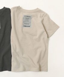 devirock(デビロック)/デビラボ バックプリント半袖Tシャツ/グレージュ系1
