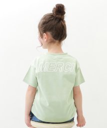 devirock(デビロック)/デビラボ BOXバックプリント半袖Tシャツ/グリーン