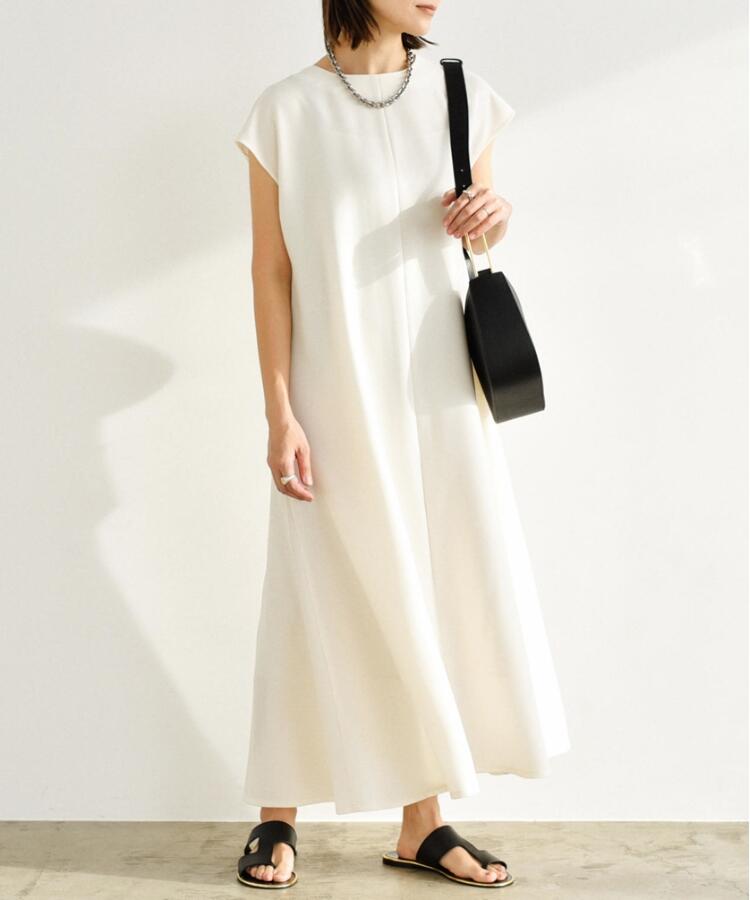 セール ロングフレアワンピース 洗える アンタイトル Untitled Magaseek