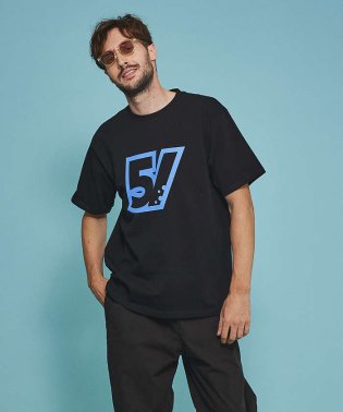 5351POURLESHOMMES/【5/】バブルロゴ ショートスリーブTシャツ/504555975