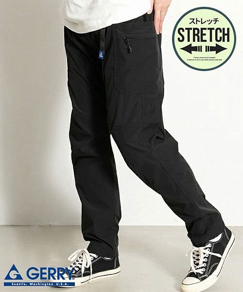 Gerry 撥水ストレッチビッグポケットクライミングパンツ スキニーパンツ メンズ クライミングパンツ ウェビングベルト ガーデニングパンツ 伸縮性 アウトドア エスビーセレクト Sb Select Magaseek