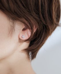 VIS/【WEB限定】ラウンドキュービックジルコニアピアス/504556268