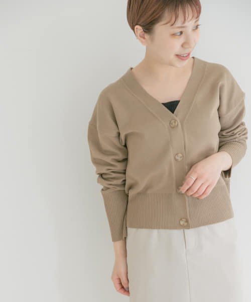 セール リネンライクショートニットカーディガン アイテムズ アーバンリサーチ レディース Items Urbanresearch Magaseek
