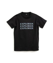 5351POURLESHOMMES(5351POURLESHOMMES)/【5/】EXPLORER ショートスリーブTシャツ/ブラック