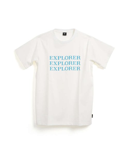 5351POURLESHOMMES(5351POURLESHOMMES)/【5/】EXPLORER ショートスリーブTシャツ/ホワイト