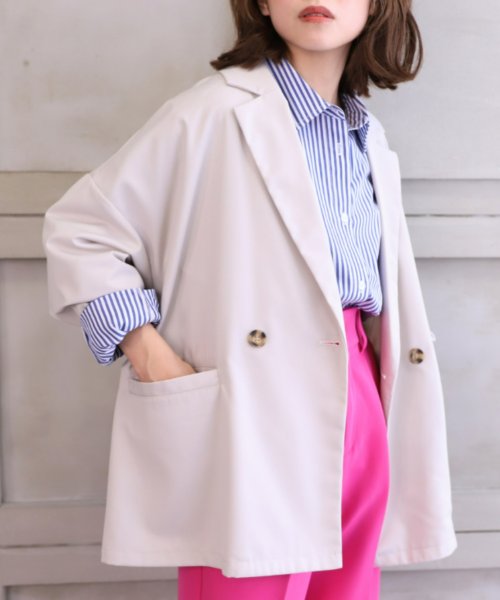 セール Trギャバ ダブルテーラードジャケット モーメントプラス Moment Magaseek