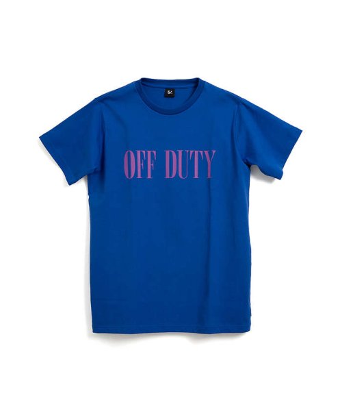 5351POURLESHOMMES(5351POURLESHOMMES)/【5/】OFF DUTY ショートスリーブTシャツ/ブルー