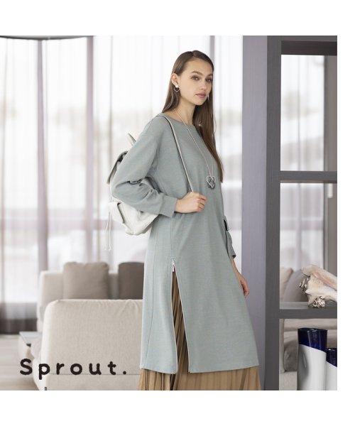 Sprout レインボー裏毛 サイドファスナー付きワンピース リリアンビューティ Liliane Burty Magaseek