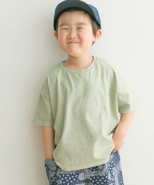 URBAN RESEARCH DOORS（Kids）(アーバンリサーチドアーズ（キッズ）)/ガーメントダイ半袖Tシャツ(KIDS)/ミント