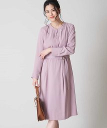 セール 洗濯機で洗える マチ付き2wayネックバンドカラーワンピース オフオン Ofuon Magaseek