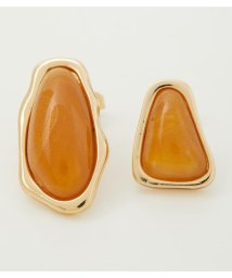 AZUL by moussy(アズールバイマウジー)/STONE LIKE EARRINGS ２/ORG