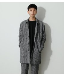 AZUL by moussy(アズールバイマウジー)/KNIT JACQUARD COAT/柄GRY5