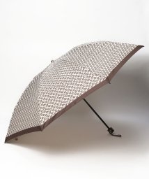 FURLA(フルラ)/折りたたみ傘　”ツイル モノグラム”/モカブラウン