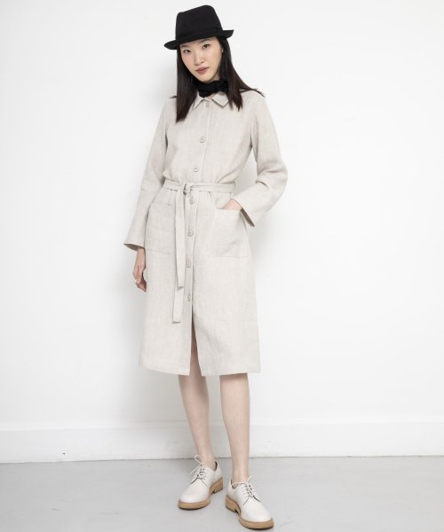 agnes b. FEMME OUTLET(アニエスベー　ファム　アウトレット)/【Outlet】UV06 ROBE ワンピース/ベージュ